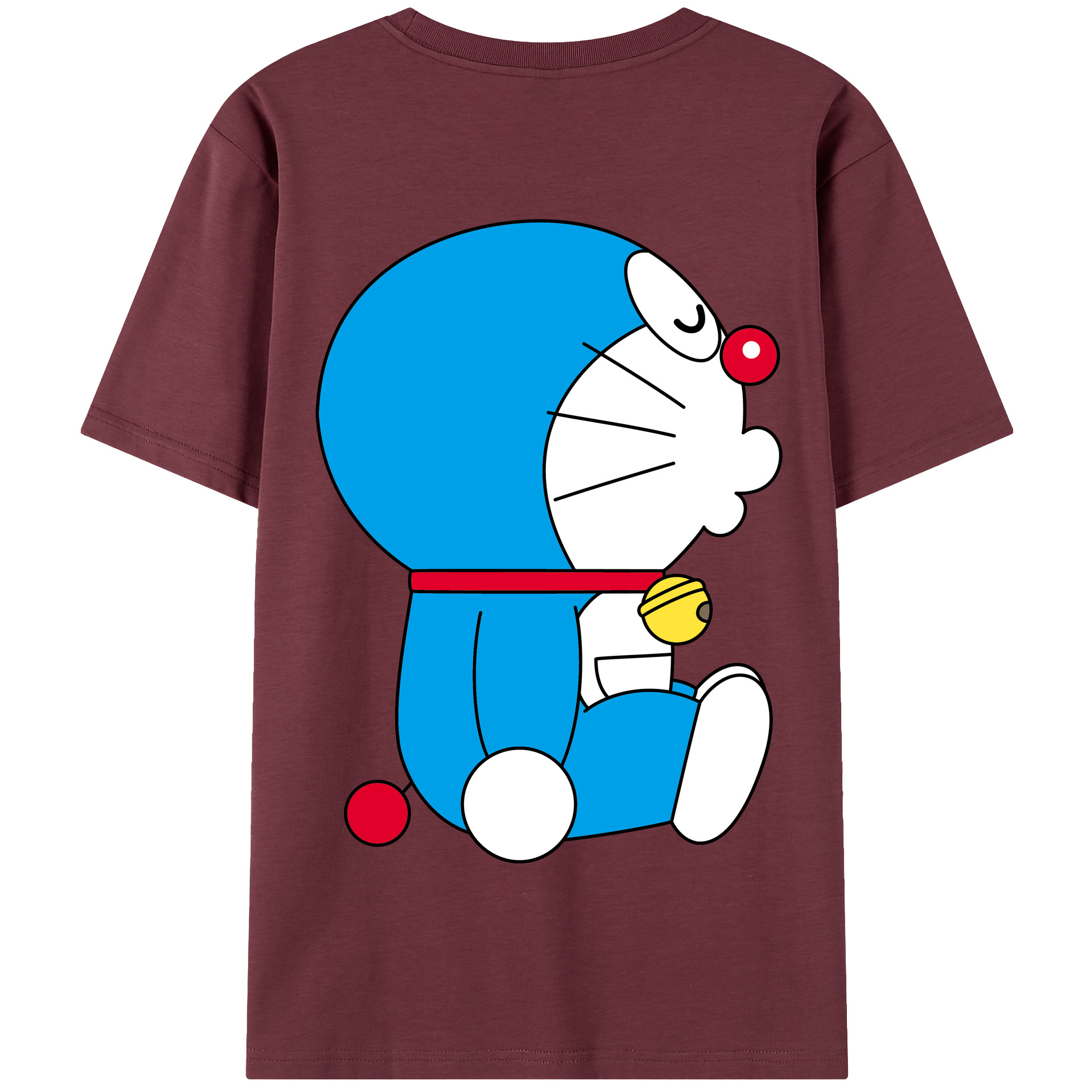 （画像用） ドラえもん Doraemon 綿100％半袖Tシャツ（背面プリント）